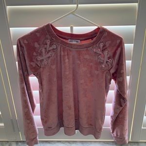 girls long sleeve pink shirt